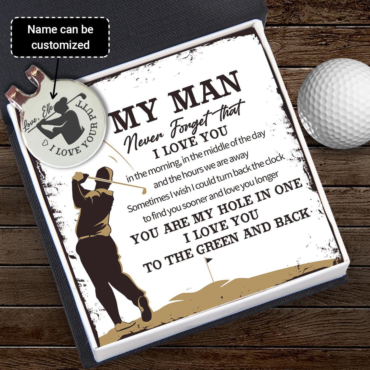 Personalised Golf Marker - Golf - To My Man - I Love Your Putt - Augata26004 - Gifts Holder
