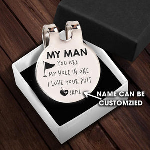 Personalised Golf Marker - Golf - To My Man - I Love Your Putt - Augata26009 - Gifts Holder