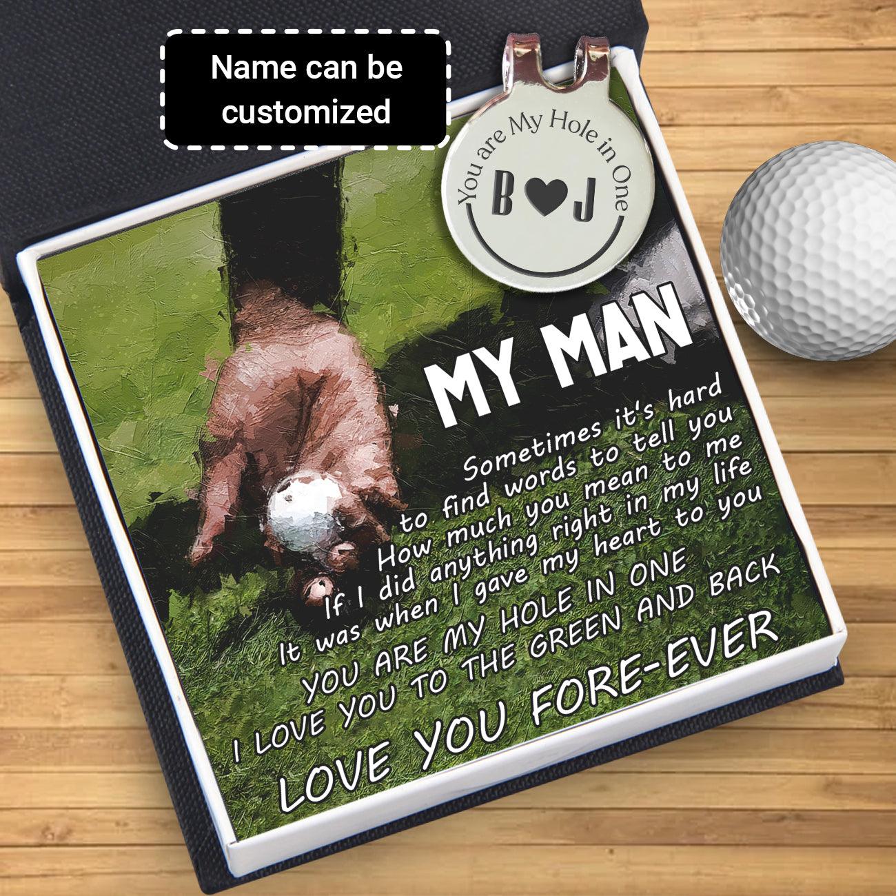 Personalised Golf Marker - Golf - To My Man - My Hole In One - Augata26001 - Gifts Holder