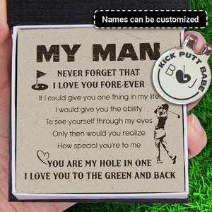 Personalised Golf Marker - Golf - To My Man - You Are My Hole In One - Augata26007 - Gifts Holder