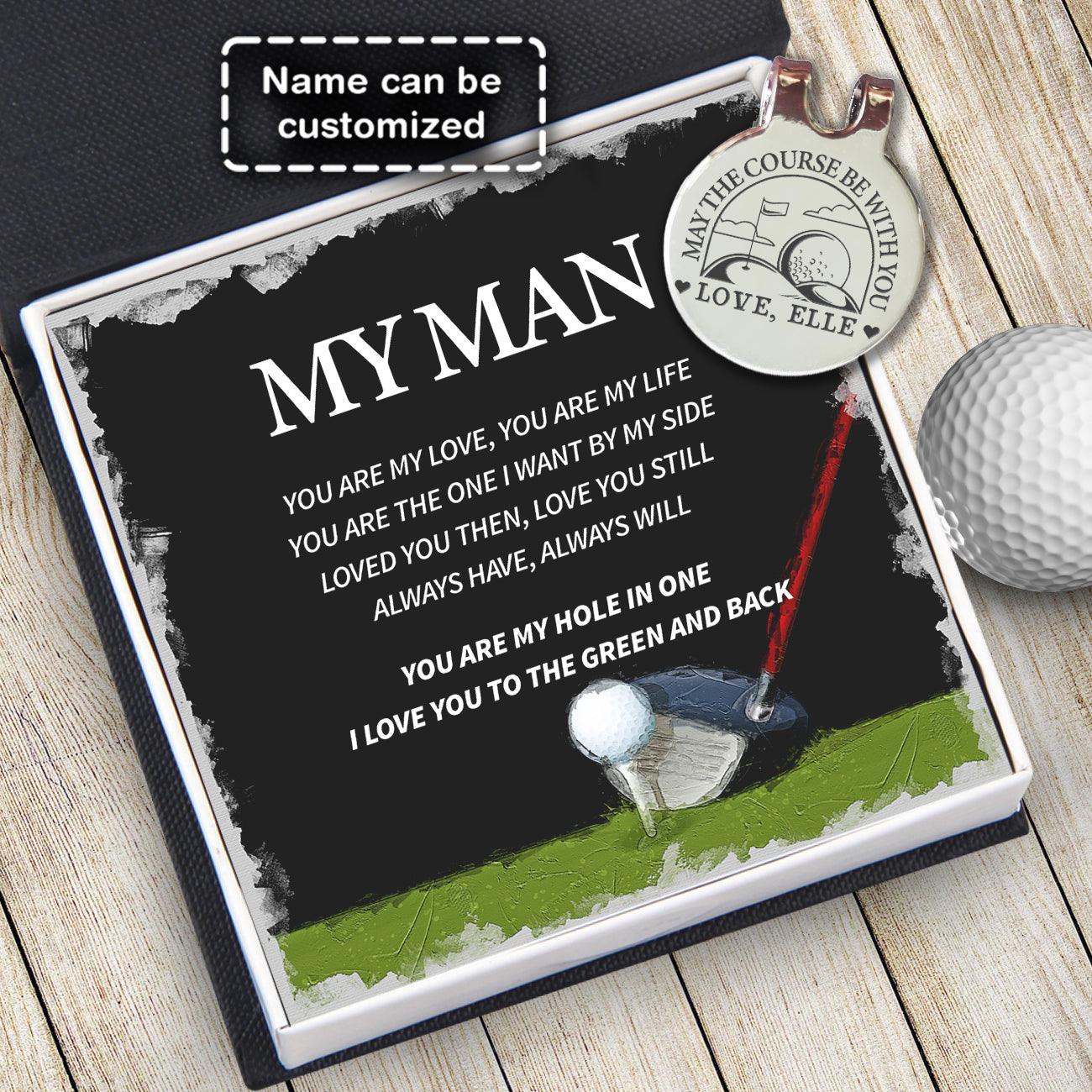 Personalised Golf Marker - Golf - To My Man - You Are My Love - Augata26006 - Gifts Holder