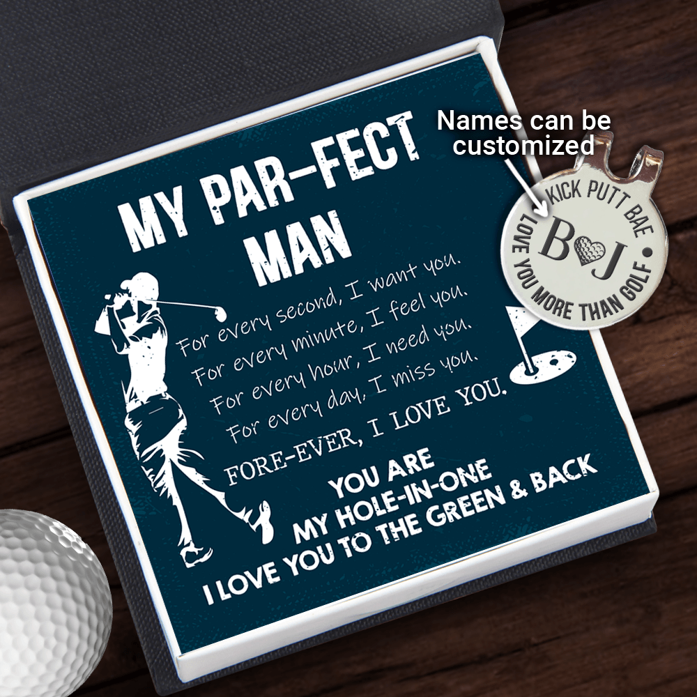 Personalised Golf Marker - Golf - To My Par-fect Man - Fore-ever, I Love You - Augata26013 - Gifts Holder