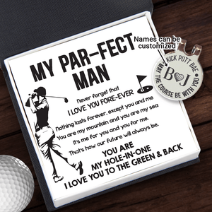 Personalised Golf Marker - Golf - To My Par-fect Man - It's Me For You And You For Me - Augata26014 - Gifts Holder