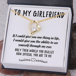 Personalised Heart Necklace - To My Girlfriend - How Special You Are To Me - Augnr13002 - Gifts Holder