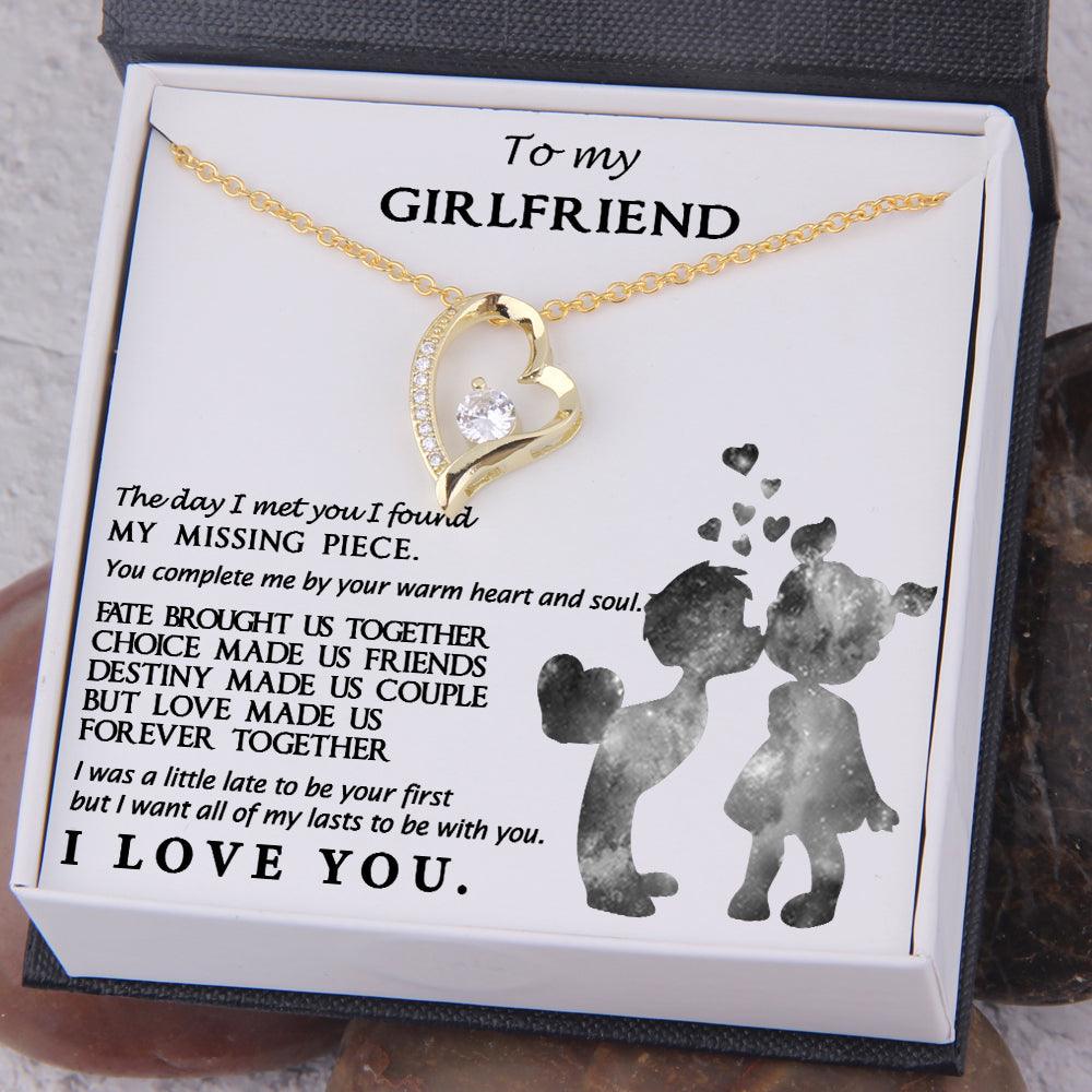 Cute heart necklace, necklace for girlfriend, dainty heart pendant –  Foxford Jewellery