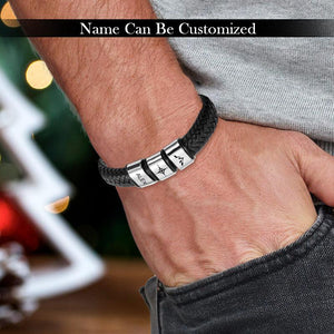Personalised Leather Bracelet - Travel - To My Son - Your Compass Will Guide The Way - Augbzl16002 - Gifts Holder