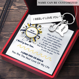 Personalized Fishing Hook Keychain - Fishing - To My Fisherwoman - I Love You So Much - Augku13021 - Gifts Holder