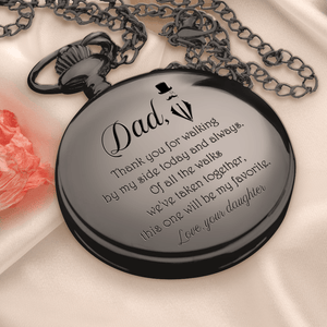 Pocket Watch - Wedding - To Dad - This One Will Be My Favorite - Augwa18001 - Gifts Holder