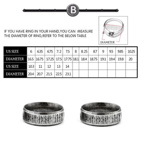 Rune Ring - My Viking - You Are My Life - Augri26002 - Gifts Holder