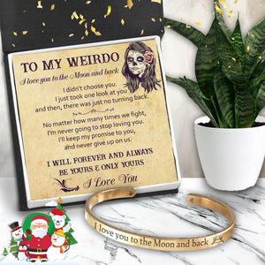 Skull Bracelet - Skull - To My Weirdo - I Love You - Augbzf13001 - Gifts Holder