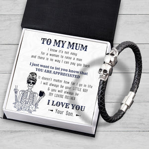 Skull Cuff Bracelet - Skull - To My Mum - You Are Appreciated - Augbbh19006 - Gifts Holder