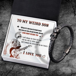 Skull Cuff Bracelet - Skull - To My Son - I Love You - Augbbh16004 - Gifts Holder