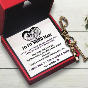 Skull Keychain Holder - Skull - To My Man - Never Forget That I Love You - Augkci26013 - Gifts Holder