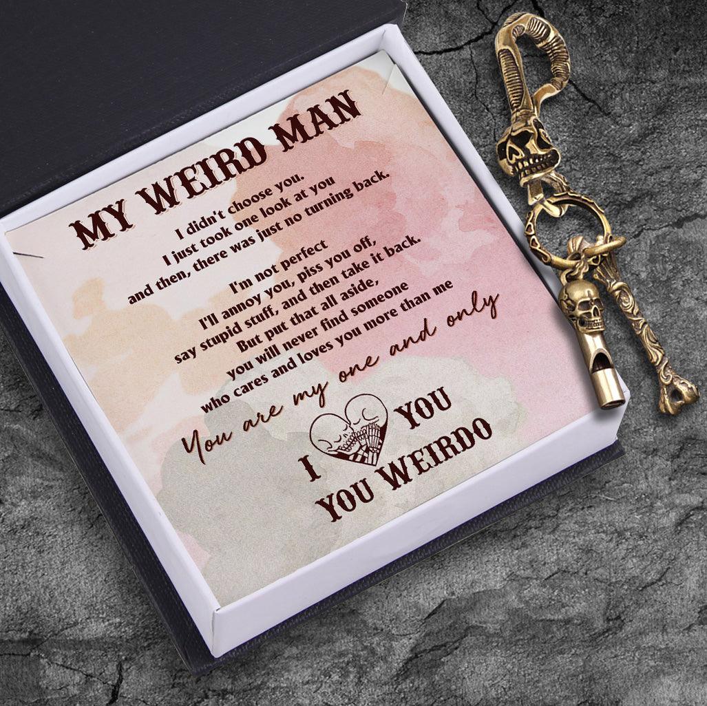 Skull Keychain Holder - Skull - To My Man - You Are My One And Only - Augkci26009 - Gifts Holder