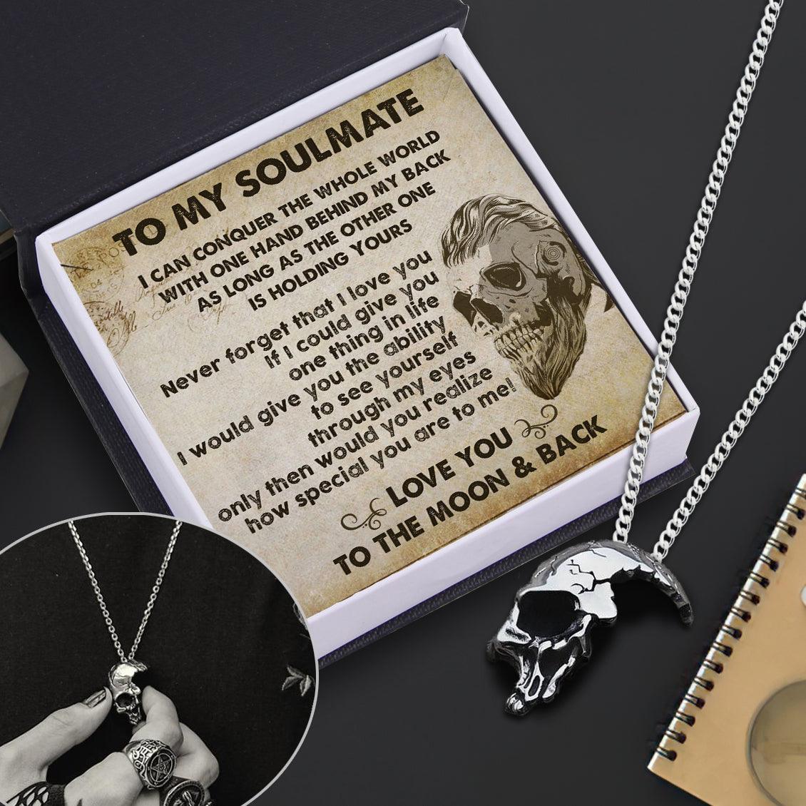 Skull Necklace - Skull & Tattoo - To My Man - How Special You Are To Me - Augnag26003 - Gifts Holder