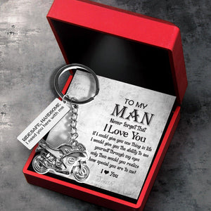 Sportbike Keychain - Biker - My Love - I Love You - Augkei26001 - Gifts Holder