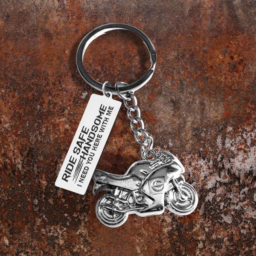 Sportbike Keychain - Biker - My Love - I Need You Here With Me - Augkei26002 - Gifts Holder