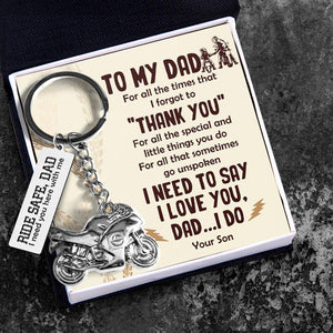 Sportbike Keychain - Biker - To My Dad - I Love You - Augkei18001 - Gifts Holder