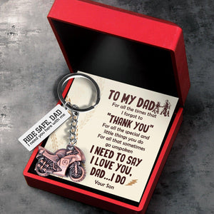 Sportbike Keychain - Biker - To My Dad - I Love You - Augkei18001 - Gifts Holder