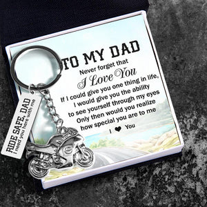 Sportbike Keychain - Biker - To My Dad - I Love You - Augkei18002 - Gifts Holder