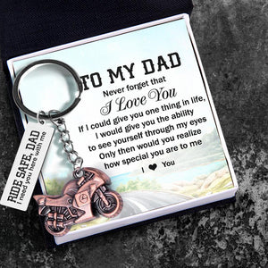 Sportbike Keychain - Biker - To My Dad - I Love You - Augkei18002 - Gifts Holder