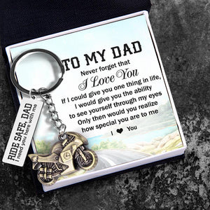 Sportbike Keychain - Biker - To My Dad - I Love You - Augkei18002 - Gifts Holder