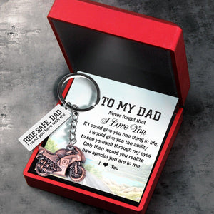 Sportbike Keychain - Biker - To My Dad - I Love You - Augkei18002 - Gifts Holder