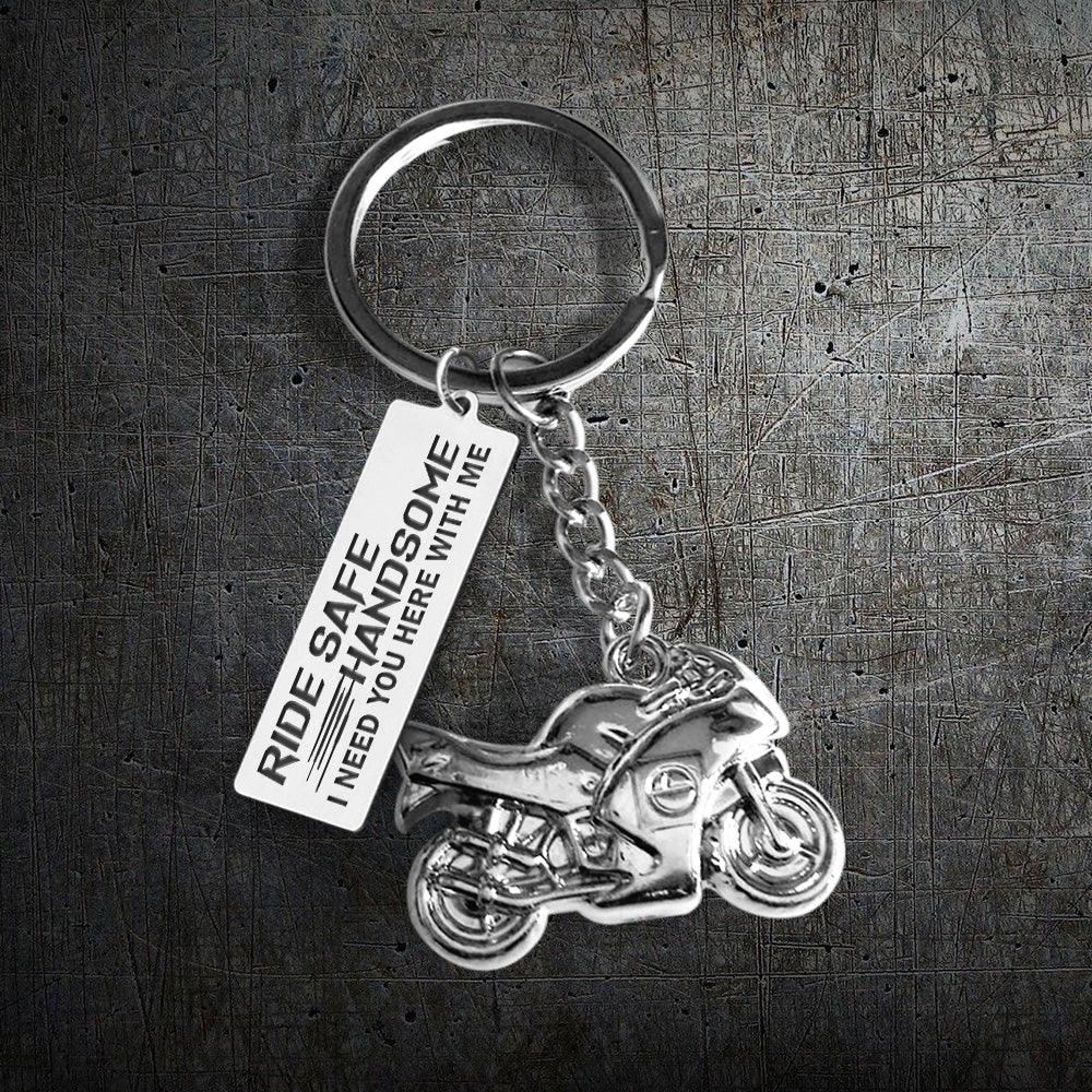 Sportbike Keychain - Biker - To My Man - I Love You - Augkei26007 - Gifts Holder