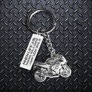 Sportbike Keychain - Biker - To My Man - I Wheelie Love You - Augkei26006 - Gifts Holder