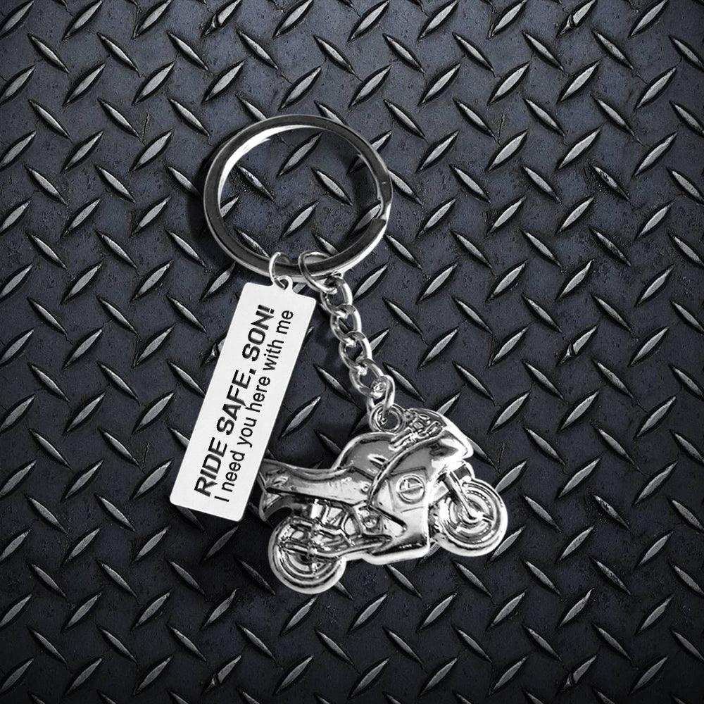 Sportbike Keychain - Biker - To My Son - I Love You - Augkei16003 - Gifts Holder