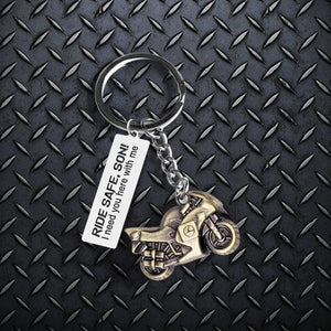 Sportbike Keychain - Biker - To My Son - I Love You - Augkei16003 - Gifts Holder