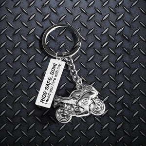 Sportbike Keychain - Biker - To My Son - I Love You - Augkei16004 - Gifts Holder