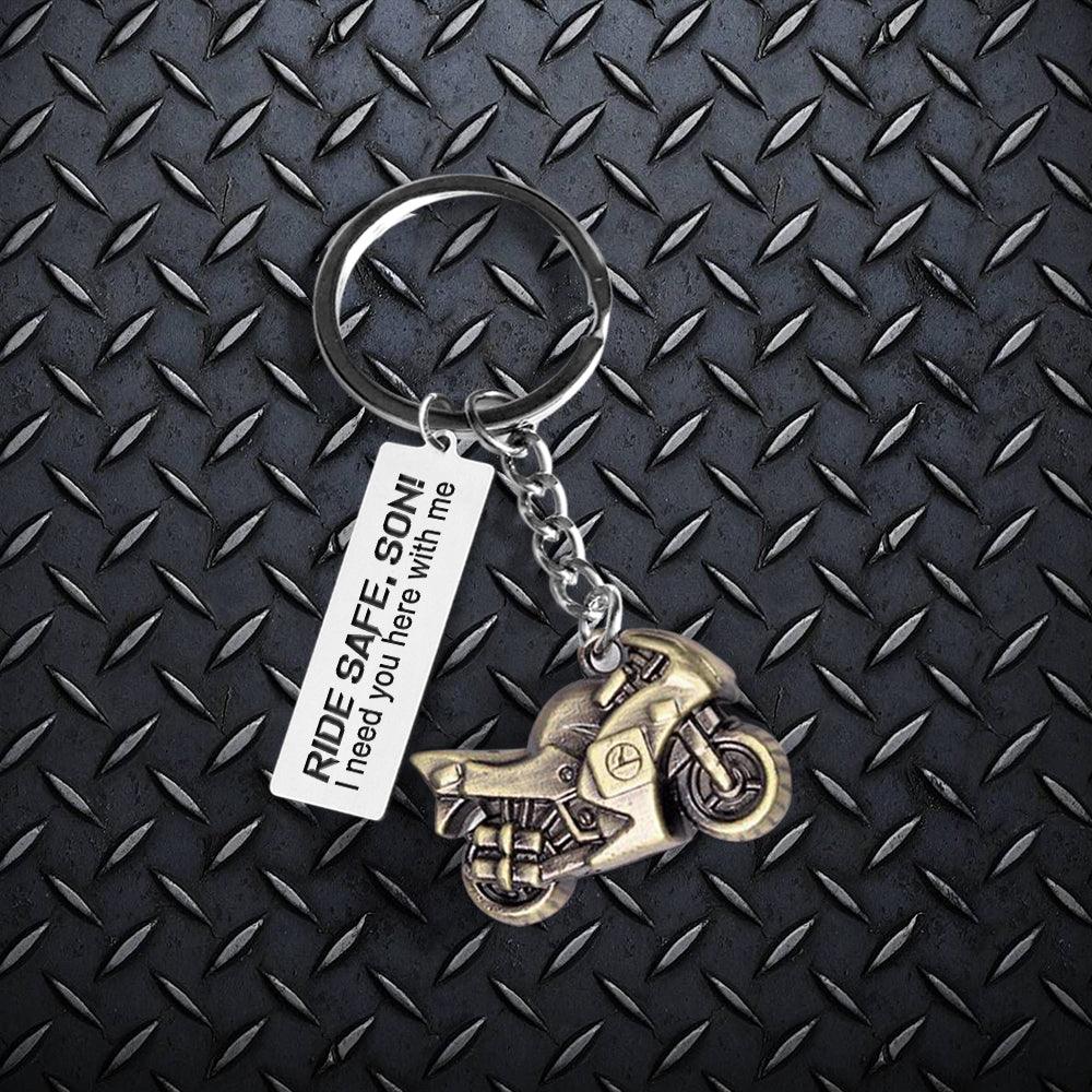 Sportbike Keychain - Biker - To My Son - I Love You - Augkei16005 - Gifts Holder