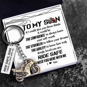 Sportbike Keychain - Biker - To My Son - I Love You - Augkei16005 - Gifts Holder