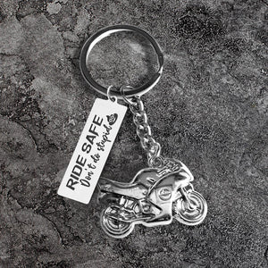 Sportbike Keychain - Biker - To My Son - If You Lose Your Way - Augkei16001 - Gifts Holder