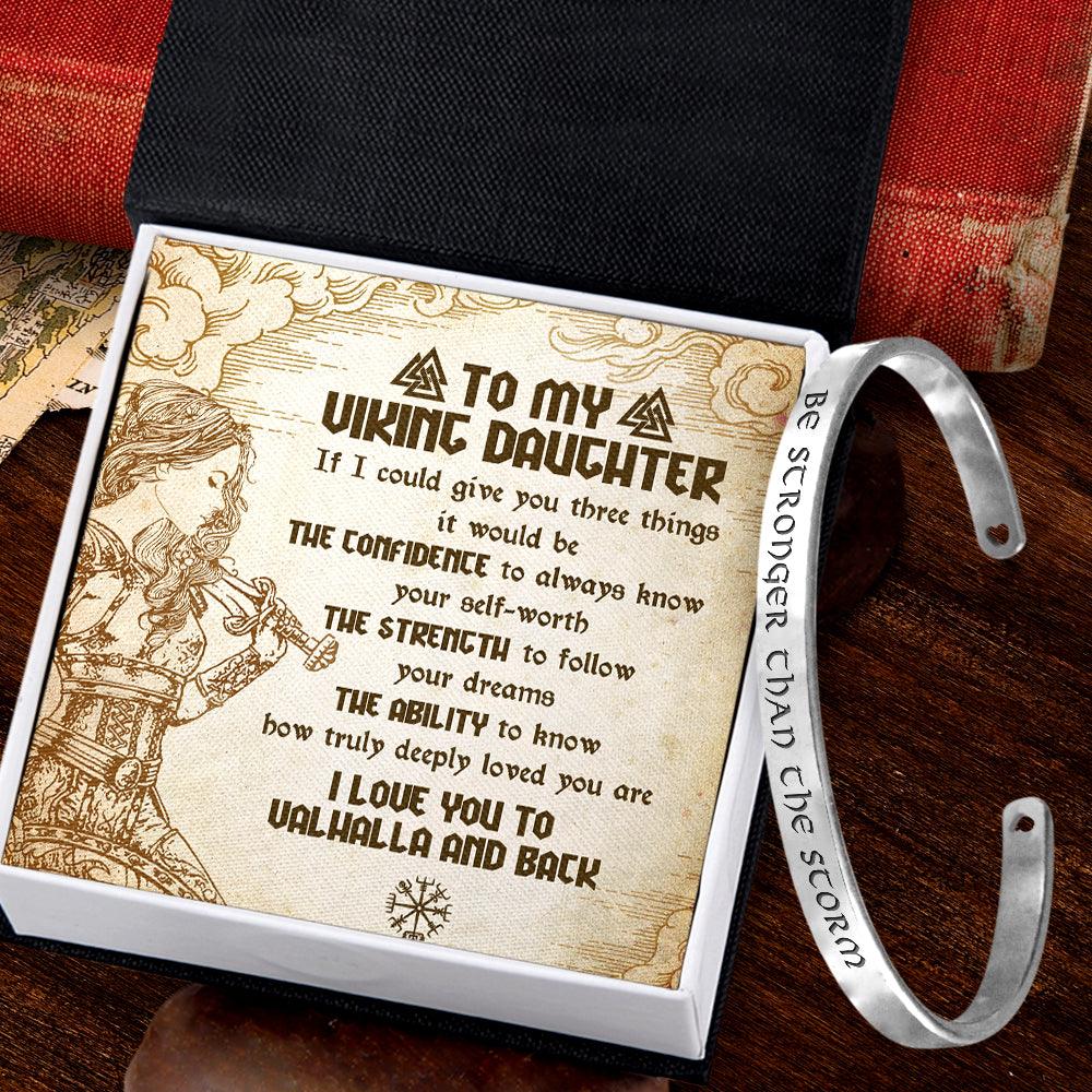 Viking Bracelet - Viking - To My Daughter - I Love You To Valhalla And Back - Augbzf17012 - Gifts Holder