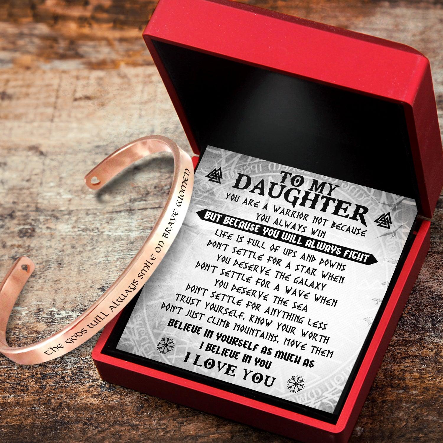 Viking Bracelet - Viking - To My Daughter - You Are A Warrior - Augbzf17008 - Gifts Holder
