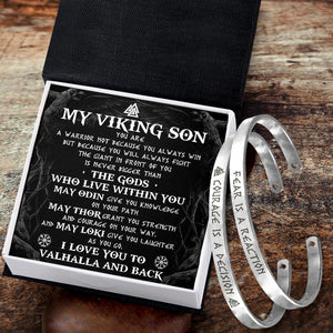 Viking Couple Bracelets - Viking - My Viking Son - I Love You To Valhalla And Back - Augbt16002 - Gifts Holder