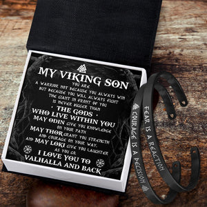 Viking Couple Bracelets - Viking - My Viking Son - I Love You To Valhalla And Back - Augbt16002 - Gifts Holder