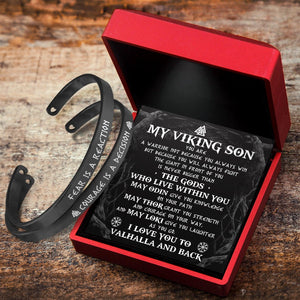 Viking Couple Bracelets - Viking - My Viking Son - I Love You To Valhalla And Back - Augbt16002 - Gifts Holder