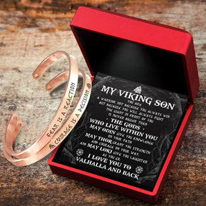 Viking Couple Bracelets - Viking - My Viking Son - I Love You To Valhalla And Back - Augbt16002 - Gifts Holder