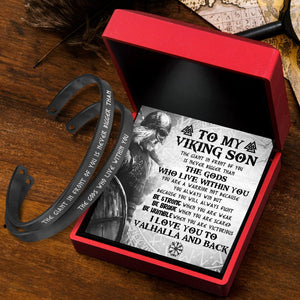 Viking Couple Bracelets - Viking - To My Viking Son - I Love You To Valhalla And Back - Augbt16001 - Gifts Holder