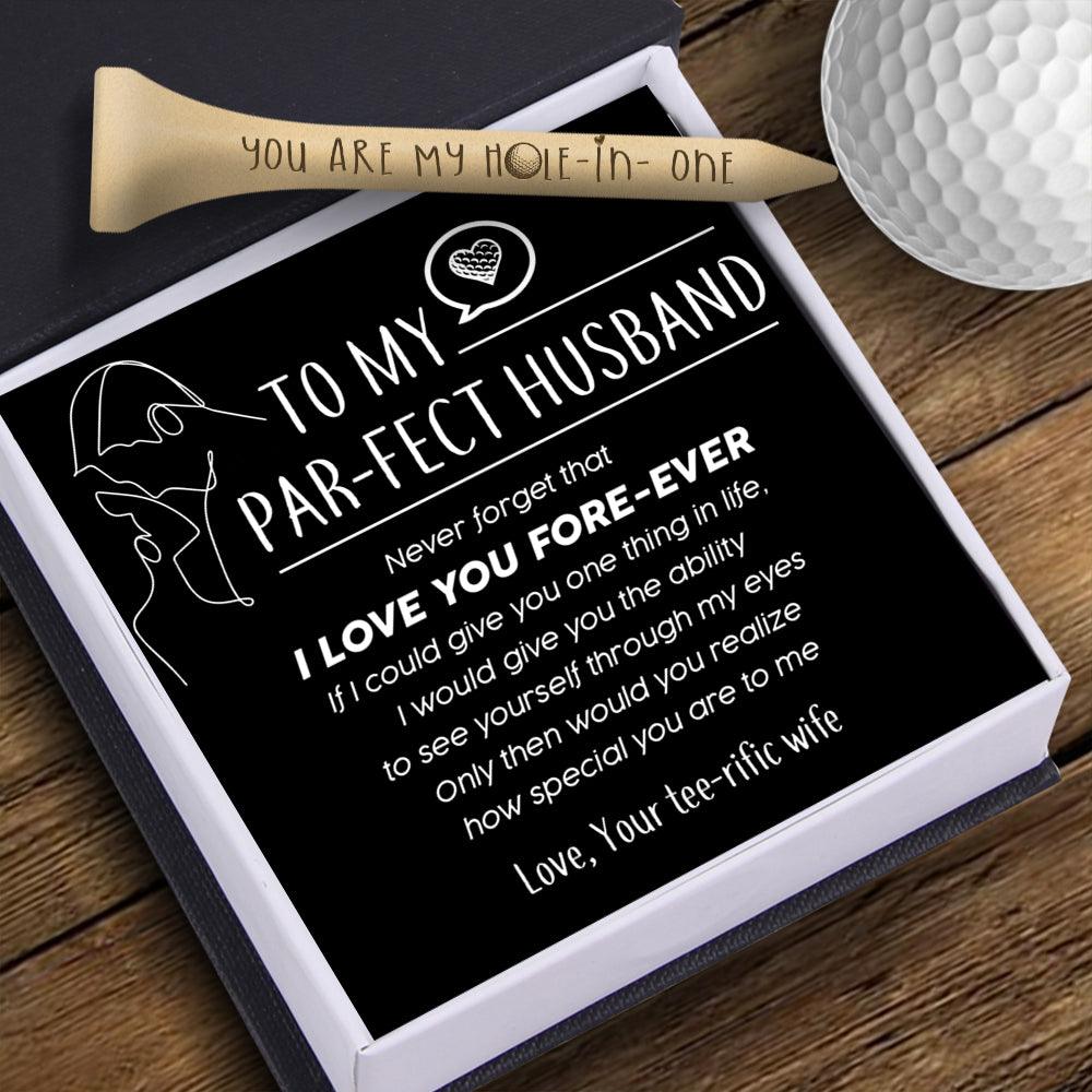 Wooden Golf Tee - Golf - To My Par-fect Husband - How Special You Are To Me - Augah14002 - Gifts Holder