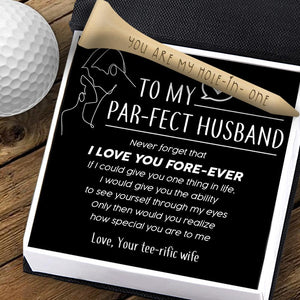 Wooden Golf Tee - Golf - To My Par-fect Husband - How Special You Are To Me - Augah14002 - Gifts Holder