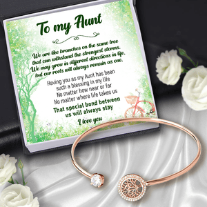 Yggdrasil Bracelet - Family - To My Aunt - That Special Bond Between Us Will Always Stay - Augbbd30003 - Gifts Holder