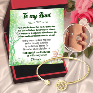 Yggdrasil Bracelet - Family - To My Aunt - That Special Bond Between Us Will Always Stay - Augbbd30003 - Gifts Holder