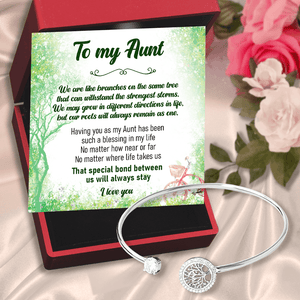 Yggdrasil Bracelet - Family - To My Aunt - That Special Bond Between Us Will Always Stay - Augbbd30003 - Gifts Holder